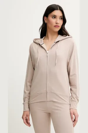 HUGO BOSS Bluza damska kolor z kapturem gładka 50540064