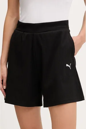 PUMA Szorty damskie kolor gładkie high waist 685026