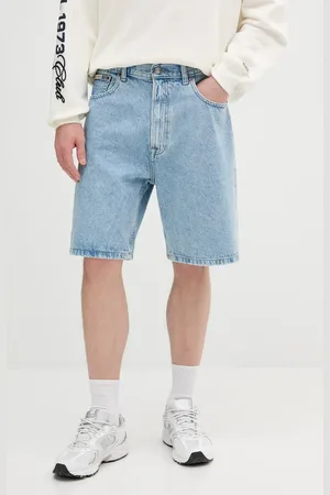 Calvin Klein Szorty jeansowe męskie kolor LV04RB930G
