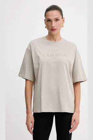 La Mania T-shirt bawełniany damski kolor MELANIE.T-SHIRT