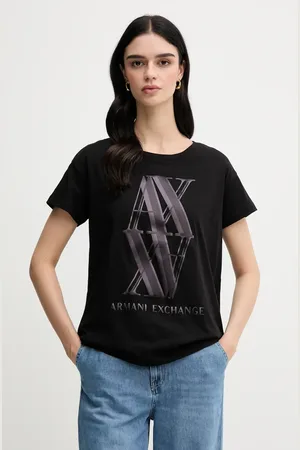 Armani Exchange T-shirt bawełniany damski kolor XW000515 AF10359