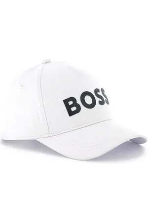 HUGO BOSS Czapka z daszkiem bawełniana dziecięca kolor z aplikacją J51681
