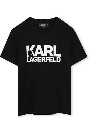 Karl Lagerfeld T-shirt bawełniany dziecięcy kolor z nadrukiem Z30435