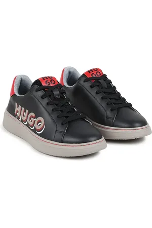 HUGO BOSS Sneakersy skórzane dziecięce kolor G00246