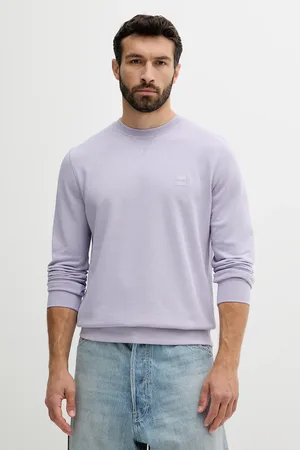 HUGO BOSS Bluza bawełniana męska kolor melanżowa 50509323