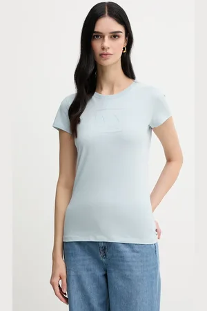 Armani Exchange T-shirt bawełniany damski kolor multicolor XW000530 AF10359
