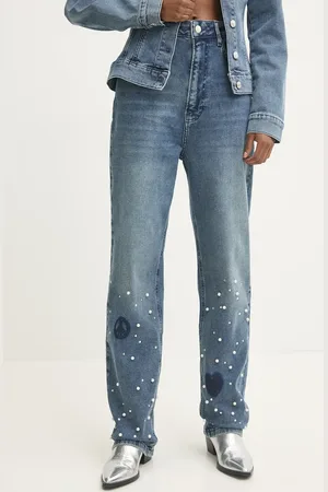 Moschino Jeansy damskie high waist A0312 8721