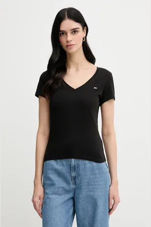 Tommy Hilfiger T-shirt bawełniany 2-pack damski kolor DW0DW21367