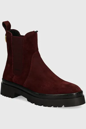 GANT Sztyblety zamszowe Aligrey damskie kolor na platformie 29553763 G553