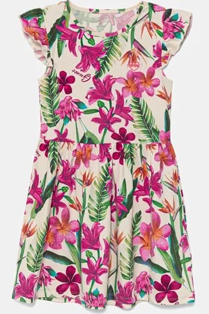Guess Sukienka dziecięca kolor midi rozkloszowana K5GK14 K6YW4