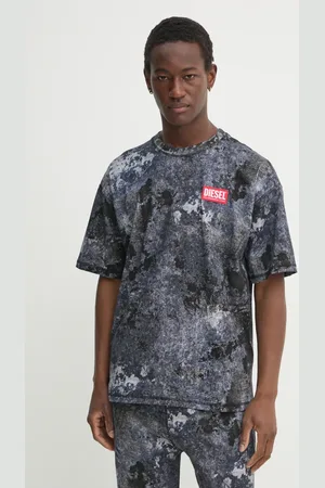 Diesel T-shirt bawełniany T-BOXT-R12 T-SHIRT męski kolor wzorzysty A16403.0QLAF