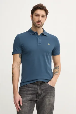 Lacoste Polo bawełniane kolor gładki PH4012