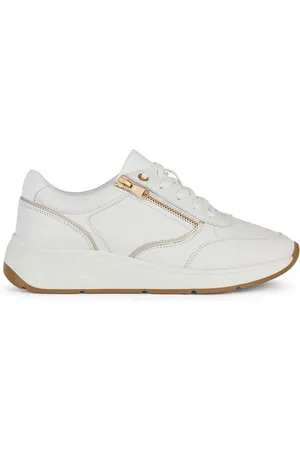 Geox Sneakersy skórzane D CRISTAEL kolor D45MXE 00085 C1000