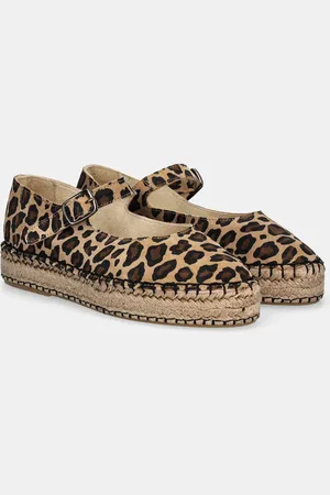 ANSWEAR Lab espadryle zamszowe kolor na platformie