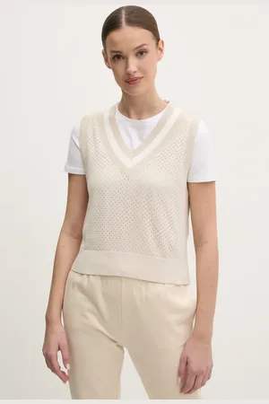 DKNY Sweter bawełniany damskie kolor lekki DP5R6021