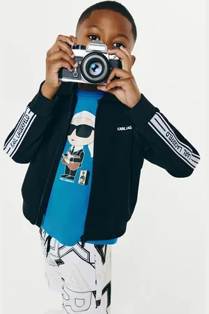 Karl Lagerfeld Bluza dziecięca kolor z nadrukiem Z30434