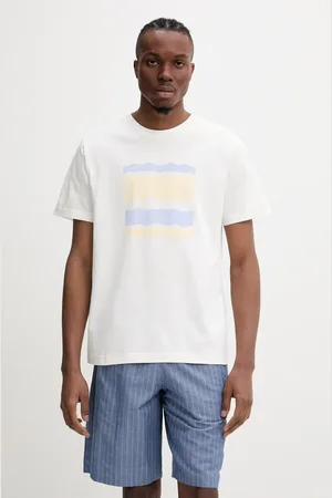 A.P.C. T-shirt bawełniany t-shirt malone męski kolor z nadrukiem COGCK.M26506