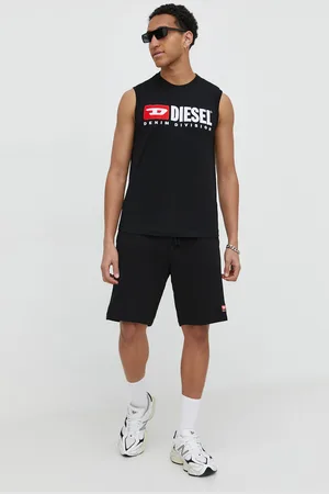 Diesel T-shirt bawełniany T-ISCO-DIV męski kolor