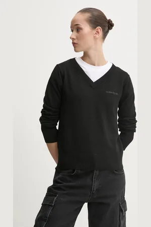 Guess Sweter z domieszką jedwabiu kolor lekki W4BR84 Z3HO2