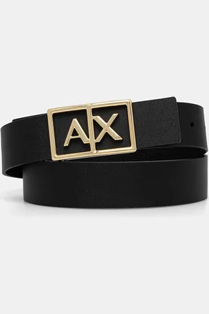 Armani Exchange Pasek skórzany dwustronny damski kolor XW000966 AF13953