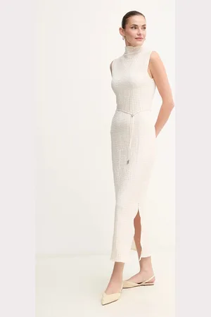 Calvin Klein Sukienka kolor maxi dopasowana K20K208304