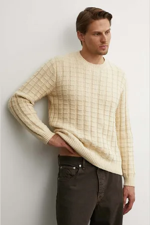 Sunflower Sweter z domieszką wełny męski kolor 3049