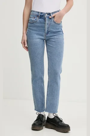 Abercrombie & Fitch Jeansy damskie high waist KI155-4457