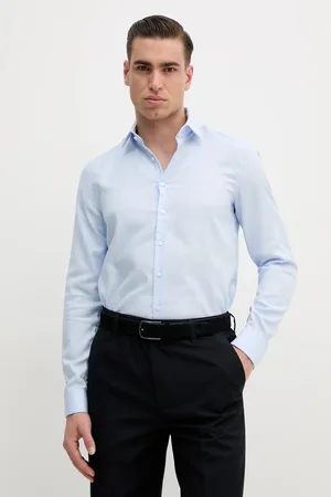 Calvin Klein Koszula męska kolor slim z kołnierzykiem klasycznym K10K114360