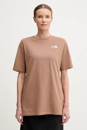 The North Face T-shirt bawełniany Essential damski kolor NF0A87NQ6IH1