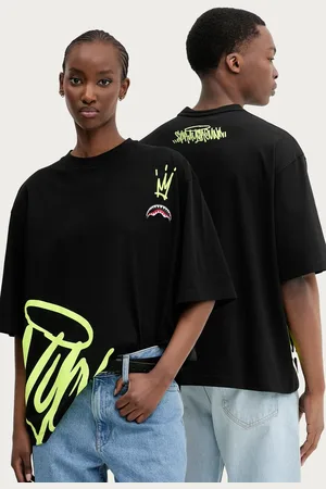 Sprayground T-shirt bawełniany kolor z nadrukiem SP697BLK