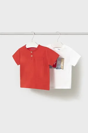 Mayoral T-shirt bawełniany dziecięcy 2-pack kolor z nadrukiem 1060