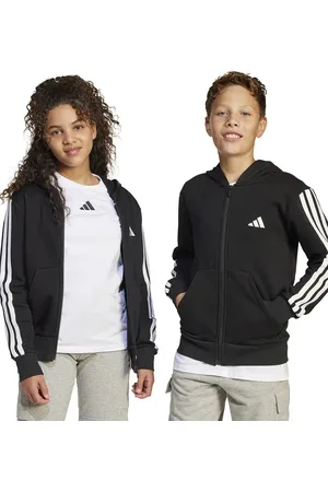 adidas Bluza dziecięca kolor z kapturem wzorzysta JD6494