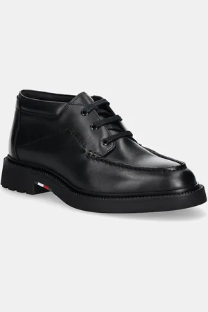 Tommy Hilfiger Półbuty skórzane HILFIGER COMFORT LWT LTH M TOE B męskie kolor FM0FM05264