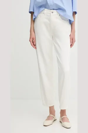 Sisley Jeansy damskie high waist 4TFHLE04I