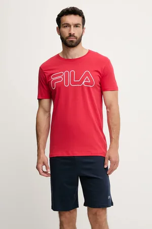 Fila Piżama bawełniana kolor z nadrukiem FPS1191