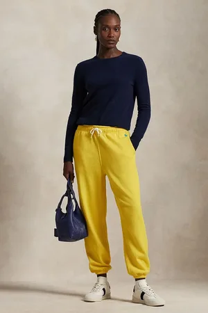 Ralph Lauren Spodnie dresowe bawełniane kolor gładkie 211935585
