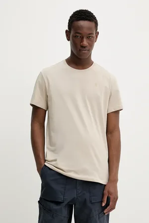 G-Star T-shirt bawełniany męski kolor gładki D16411-336