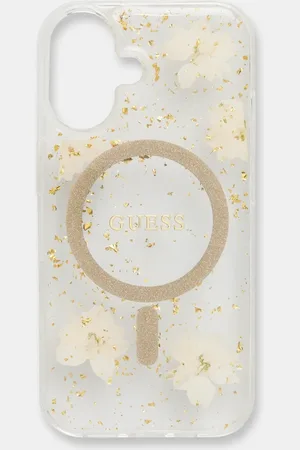 Guess Etui na telefon iPhone 16 kolor GUHMP16SRBFGFGME