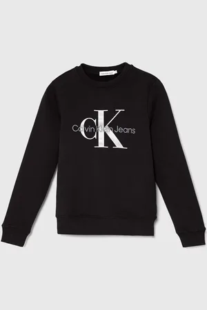 Calvin Klein Bluza bawełniana dziecięca kolor z nadrukiem