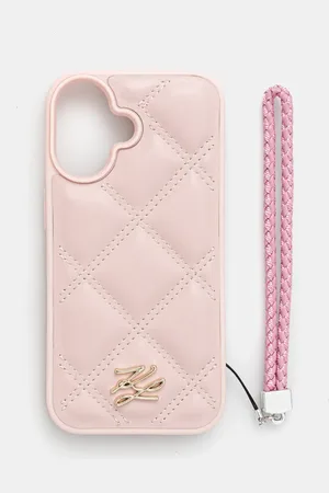 Karl Lagerfeld Etui na telefon iPhone 16 kolor KLHCP16SPSQSKLSMSP