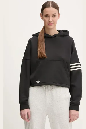 adidas Bluza Neuclassics damska kolor z kapturem z nadrukiem JI8500