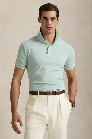 Ralph Lauren Polo bawełniane kolor gładki 710963494