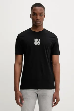 HUGO BOSS T-shirt bawełniany kolor z nadrukiem