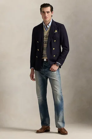 Ralph Lauren Jeansy bawełniane męskie 710963171