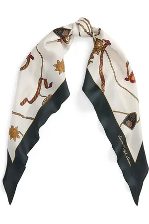 Ralph Lauren Chusta jedwabna damska kolor wzorzysta 454961485