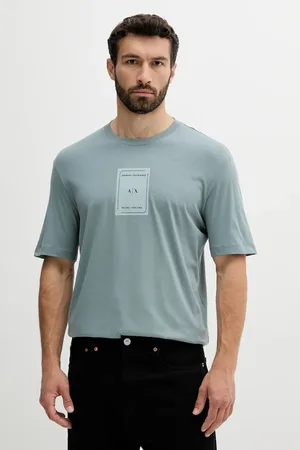 Armani Exchange T-shirt bawełniany męski kolor z aplikacją XM000570 AF10356