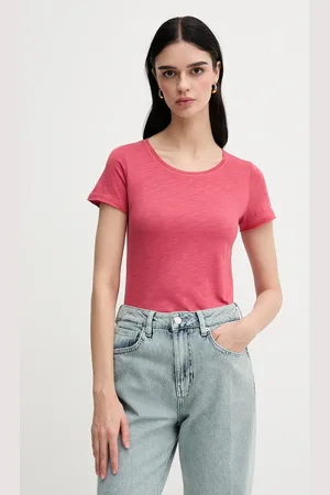 Sisley T-shirt damski kolor