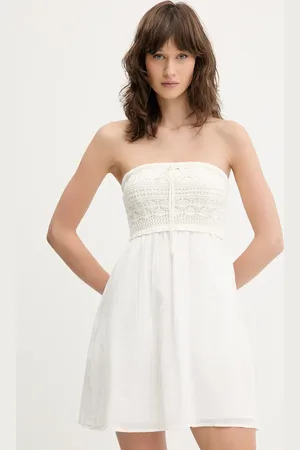 Hollister Sukienka bawełniana kolor mini rozkloszowana KI359-5042