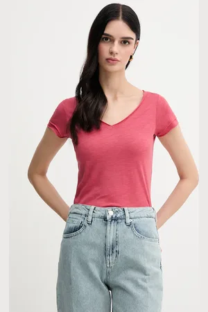 Sisley T-shirt damski kolor