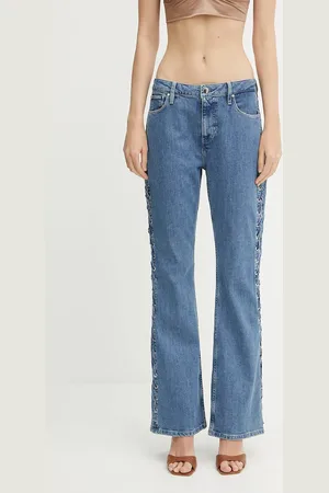 Guess Jeansy damskie high waist W5GA1E D4H7C